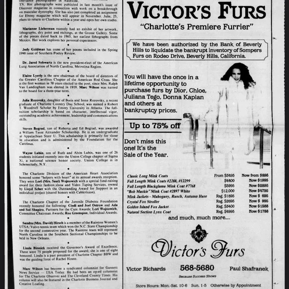 J. Percy for Marvin Richards vintage fur jacket • Victor’s Fur of Charlotte - Picture 7 of 7